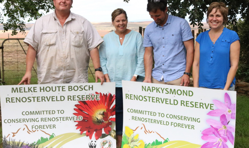 New easement signing: “I first wanted to develop on my Renosterveld”